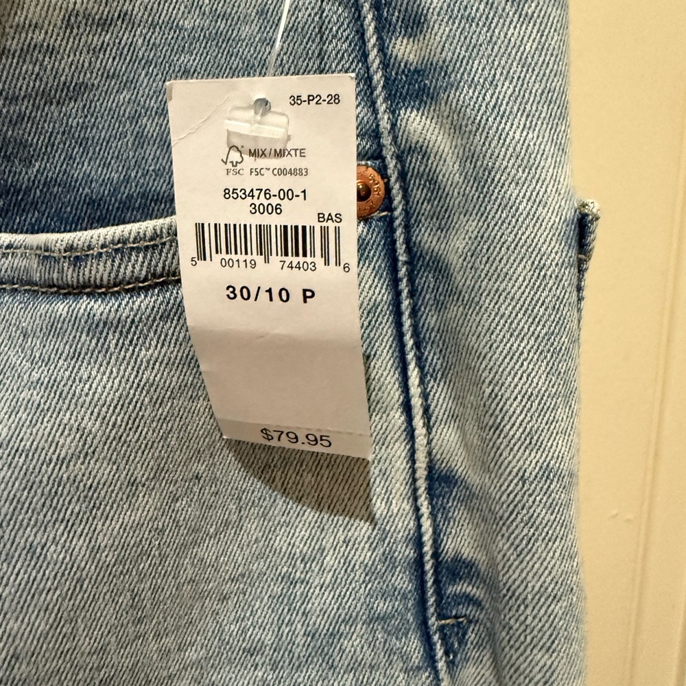 GAP Blue Straight Leg Jeans Classic Style